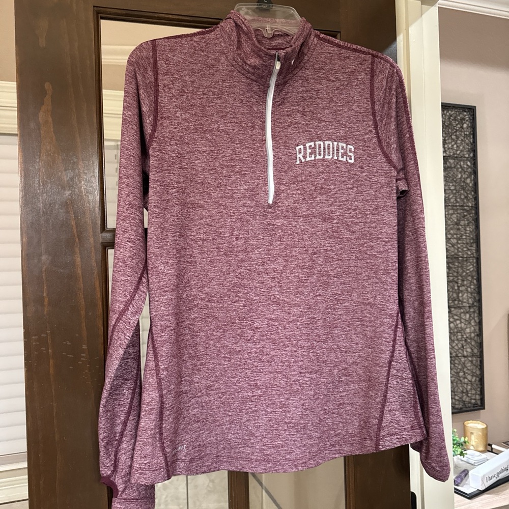 Nike Reddies Maroon Quarter-Zip Pullover